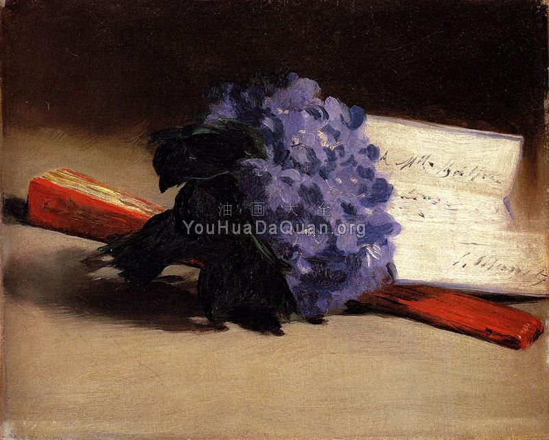 Bouquet Of Violets - 爱德华·马奈